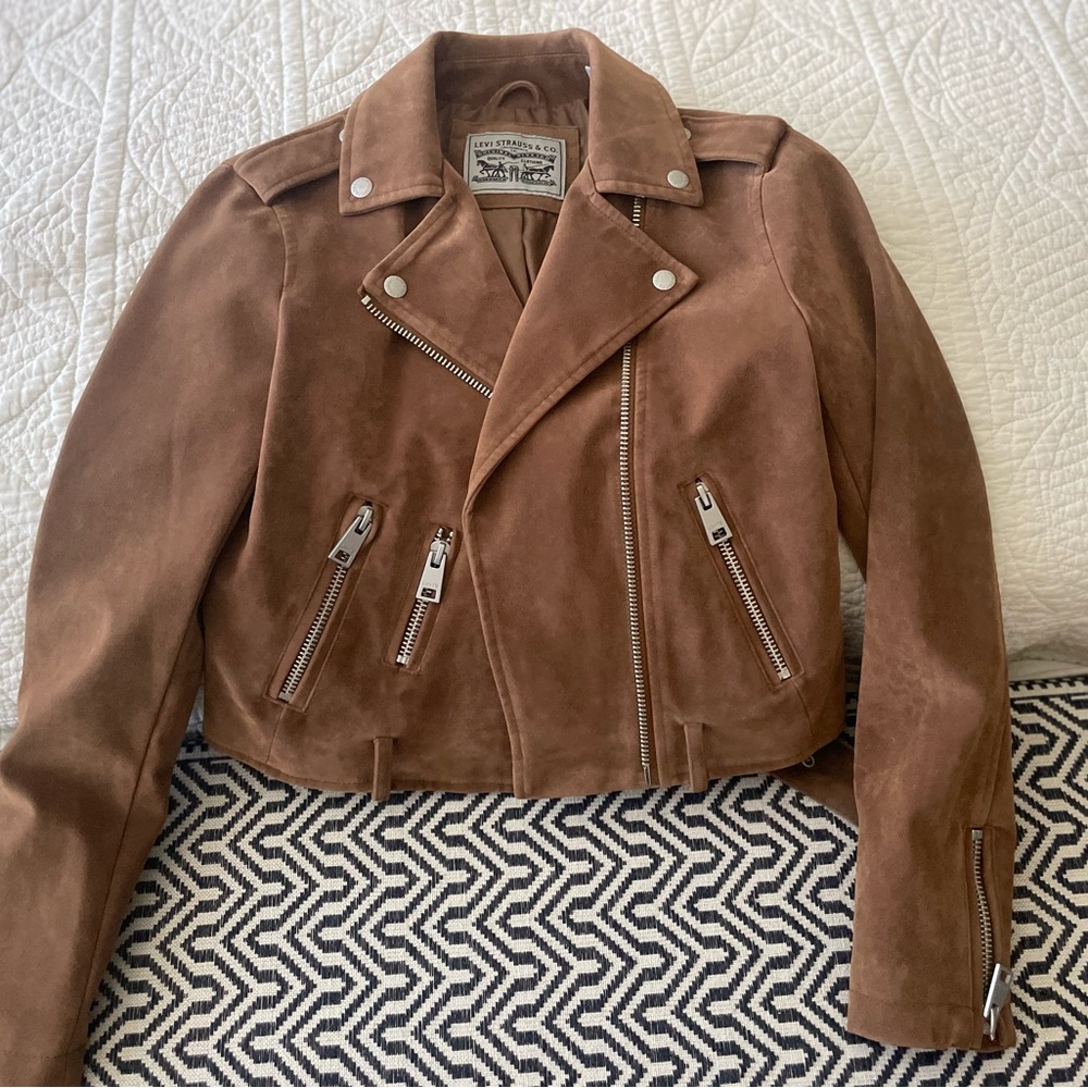 Levi’s woman’s belted motorcycle jacket
